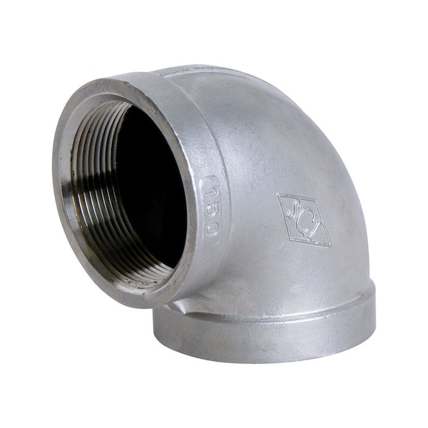 Smith-Cooper Smith-Cooper 1-1/4 in. FPT X 1-1/4 in. D FPT Stainless Steel 90 Degree Elbow S3014E012B - main